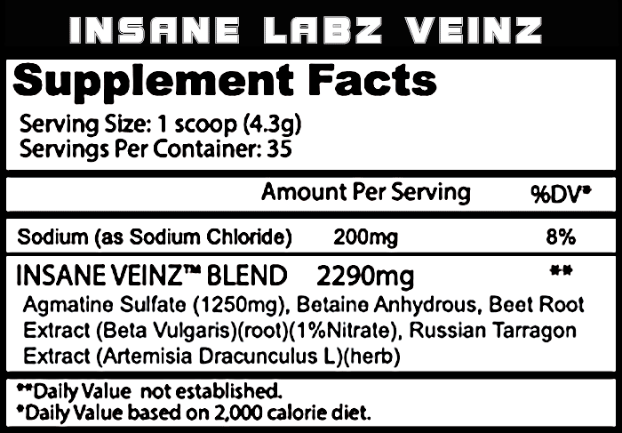 Insine Labz Veinz (информация о продукте, 2015)